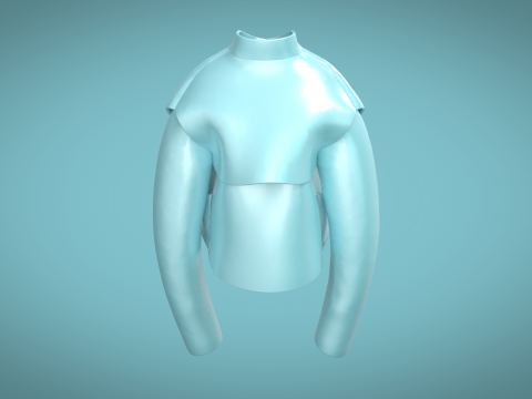 Men Giant Jacket Modelo 3D