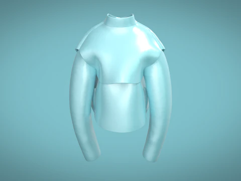 Men Giant Jacket 3D Model
