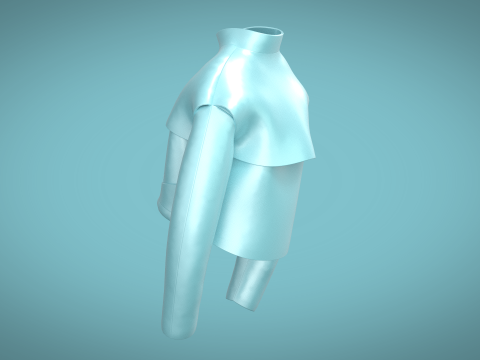 Men Giant Jacket Modelo 3D