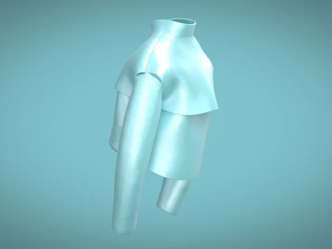 Men Giant Jacket 3D Model