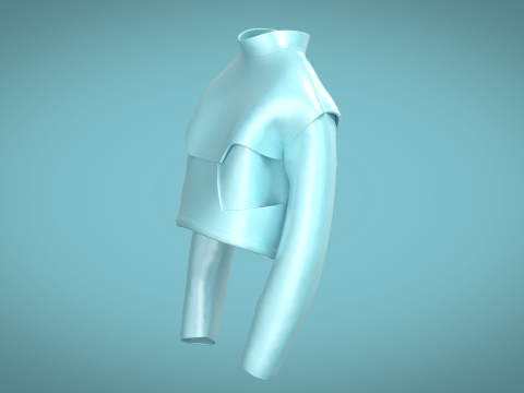 Men Giant Jacket Modelo 3D