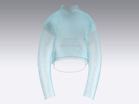 Men Giant Jacket Modelo 3D
