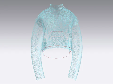 Men Giant Jacket 3D Model