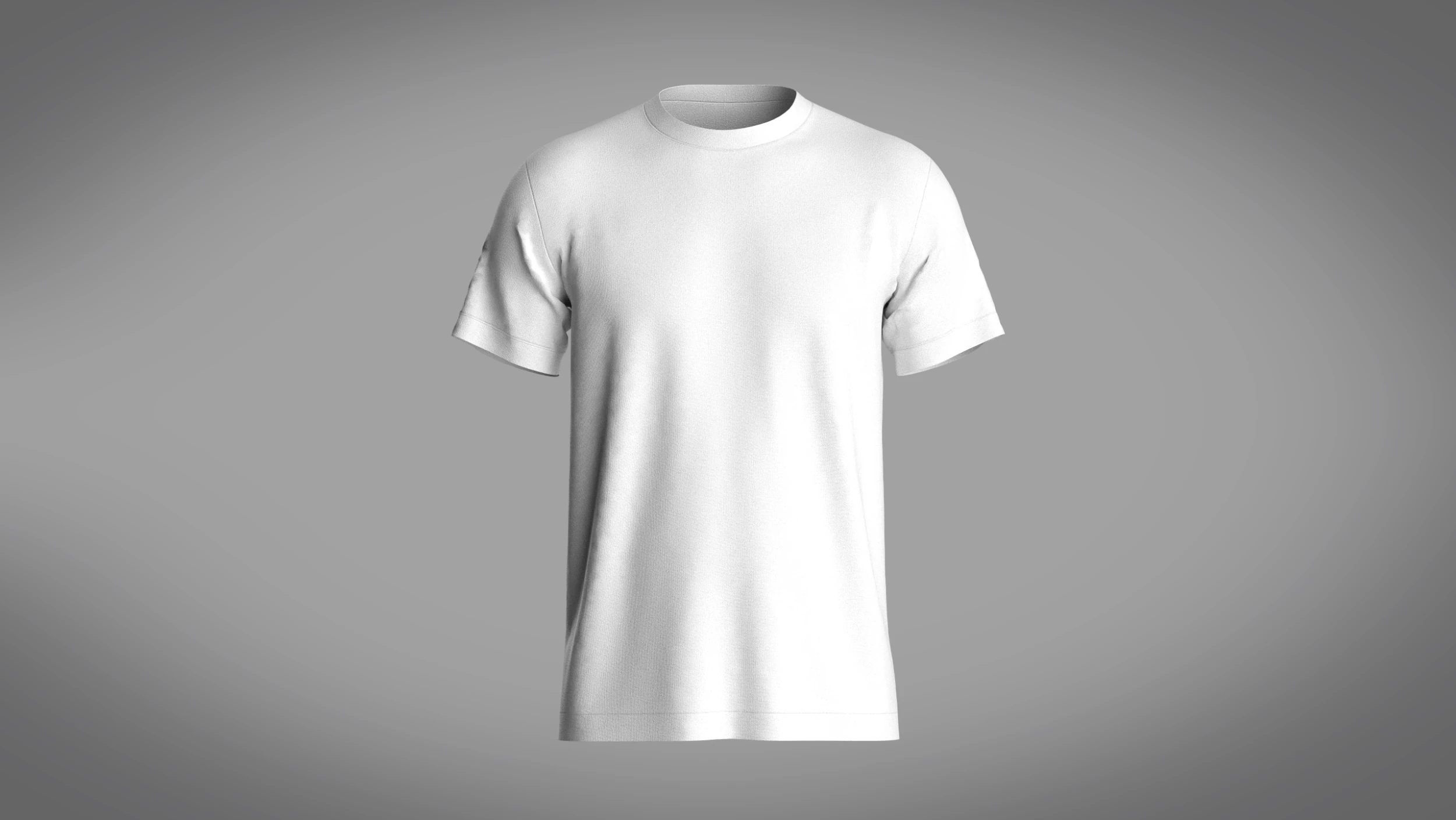 Regular Basic T-Shirt 3D Model .c4d .max .obj .3ds .fbx .stl .blend 