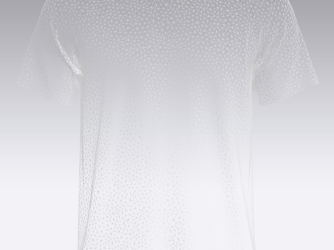 Regular Basic T-Shirt Modelo 3D