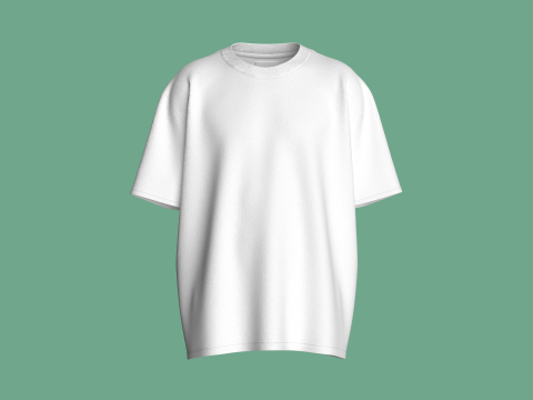 Blank Tshirt - Aaron White Modelo 3D