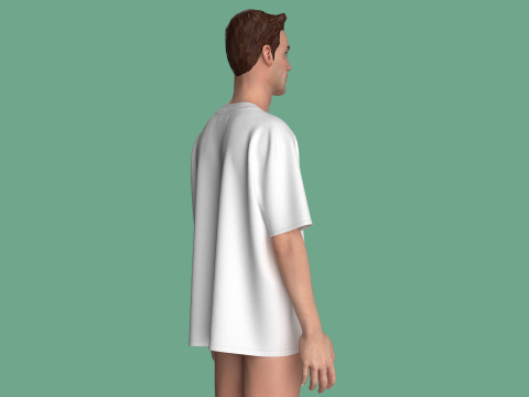 Blank Tshirt - Aaron White 3D Model