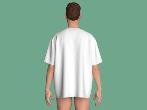 Blank Tshirt - Aaron White 3D Model