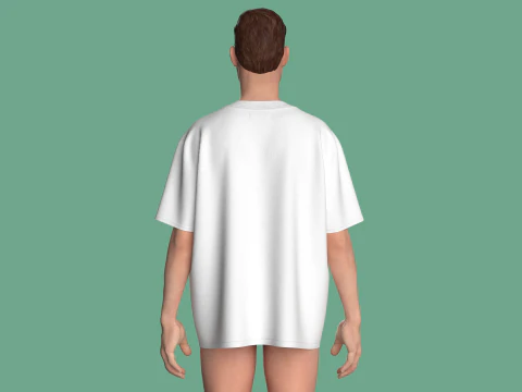 Blank Tshirt - Aaron White 3D Model