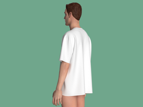 Blank Tshirt - Aaron White 3D Model