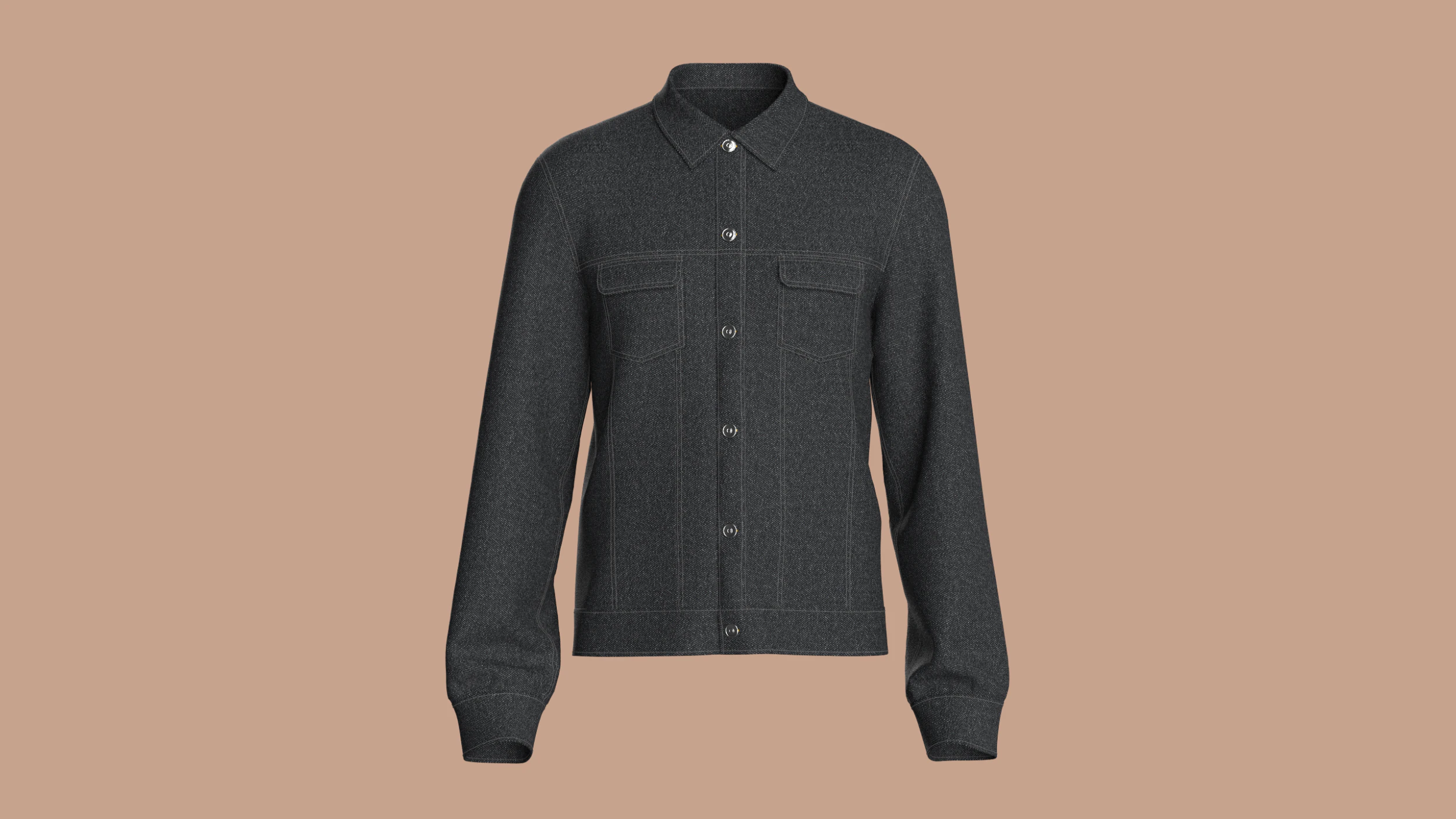 Denim Jacket 3D Model .c4d .max .obj .3ds .fbx .stl .blend 