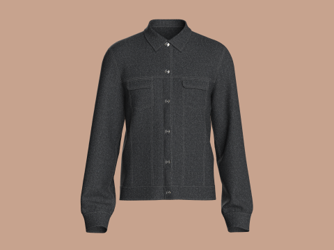 Denim Jacket 3D Model