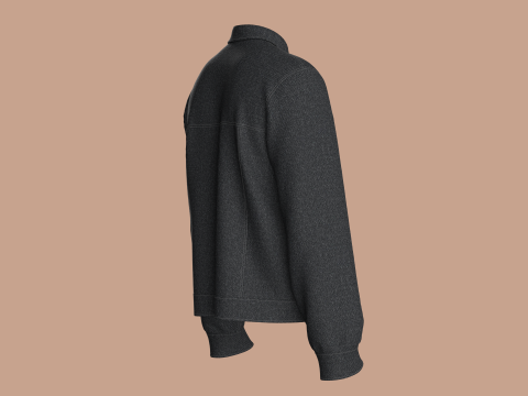 Denim Jacket Model 3D