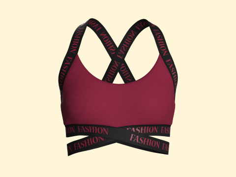 Girls Bralette 3D 모델