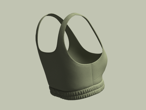 Girls Bralette Tops Model 3D