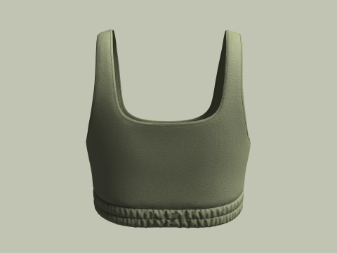 Girls Bralette Tops Model 3D