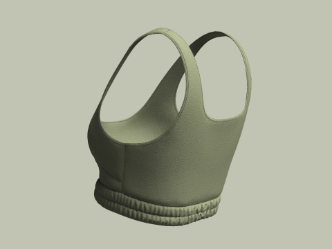 Girls Bralette Tops Model 3D