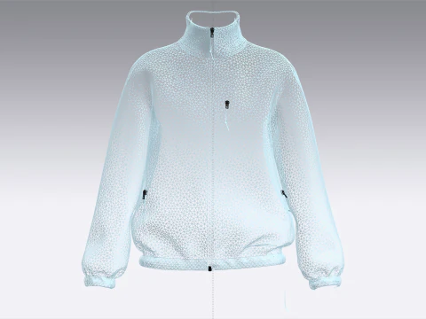 Girls Jacket - Sherpa 3D Model