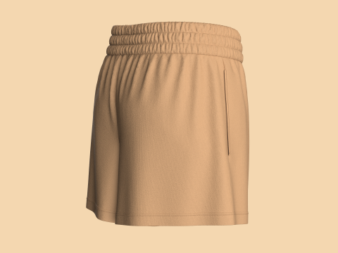 Girls Shorts Pant 3Dモデル