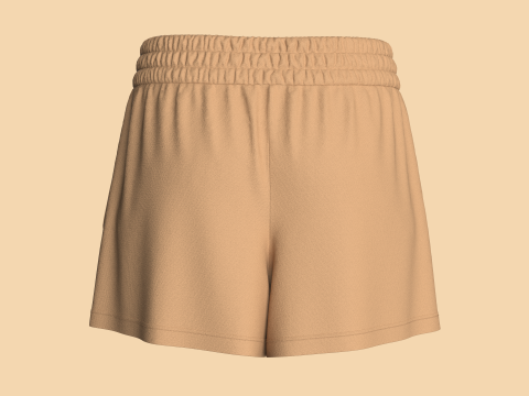 Girls Shorts Pant 3Dモデル