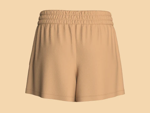 Girls Shorts Pant 3D Model