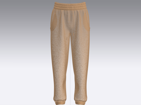 Girls Sweat Pant Modello 3D