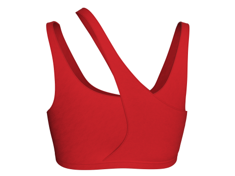 Girls Cutout Sports Bra 3Dモデル