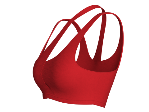 Girls Cutout Sports Bra 3Dモデル