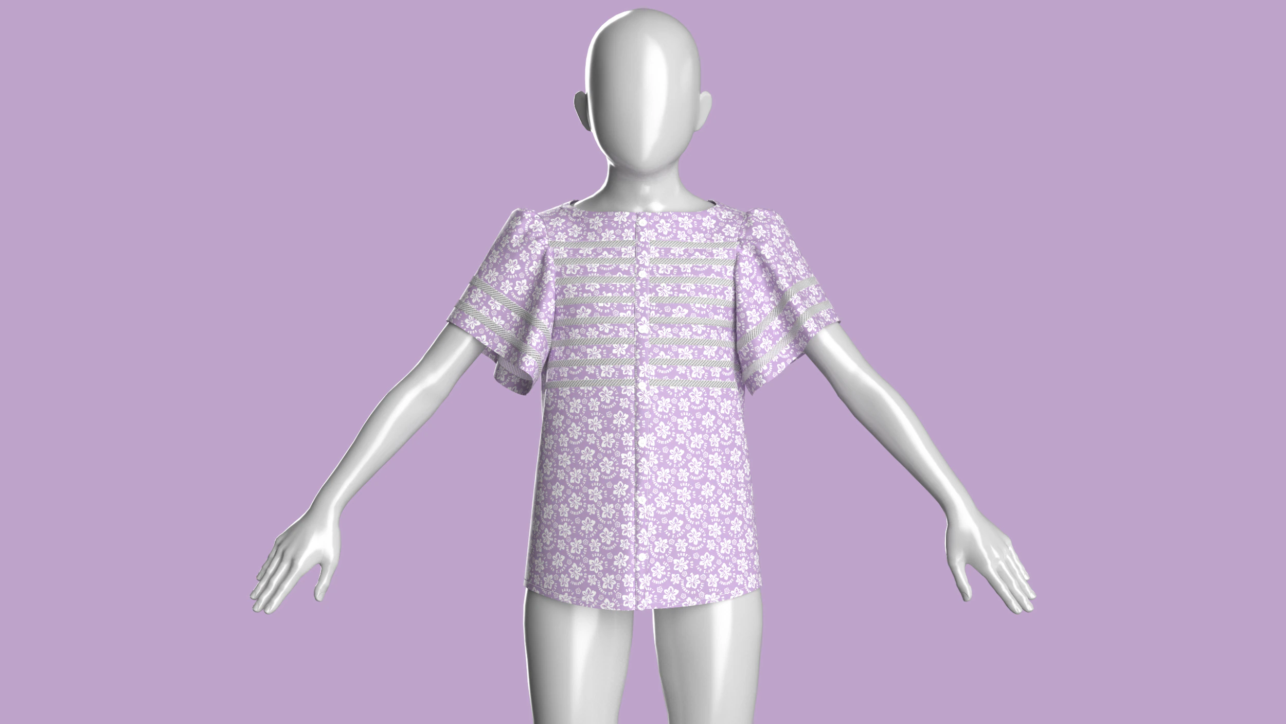 Girls Cutout Sports Bra 3D Model .c4d .max .obj .3ds .fbx .stl .blend 
