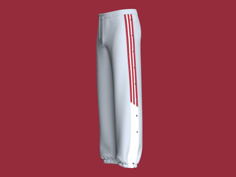 Men Sports Pant Model 3D