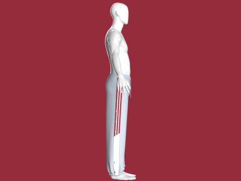 Men Sports Pant Model 3D