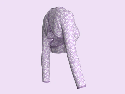 Ladies Active Tops 3D Model