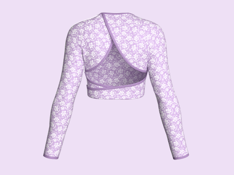 Ladies Active Tops Model 3D