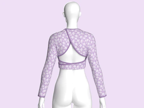 Ladies Active Tops 3D Model