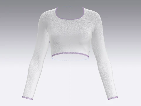 Ladies Active Tops 3D Model