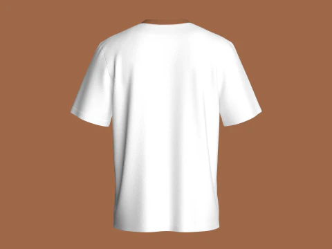 Men Zip Pocket T-Shirt 3D Model