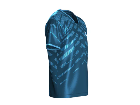 Soccer Blue Jersey-Away Kit 3D Model