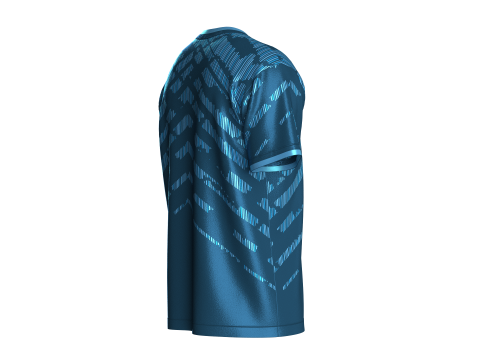 Soccer Blue Jersey-Away Kit 3D Модель