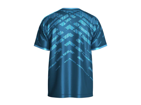 Soccer Blue Jersey-Away Kit 3D Model