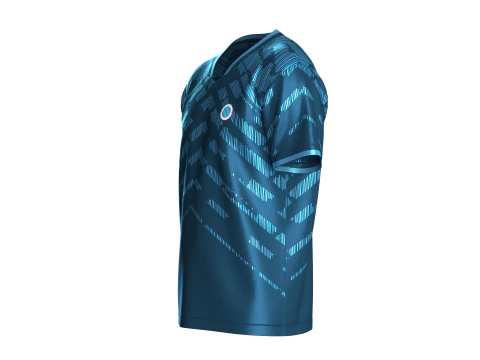Soccer Blue Jersey-Away Kit 3D Model