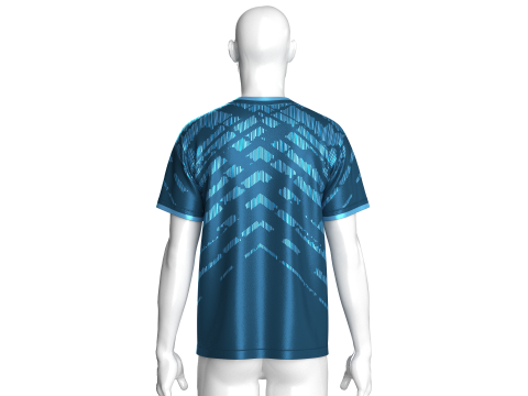 Soccer Blue Jersey-Away Kit 3D Модель