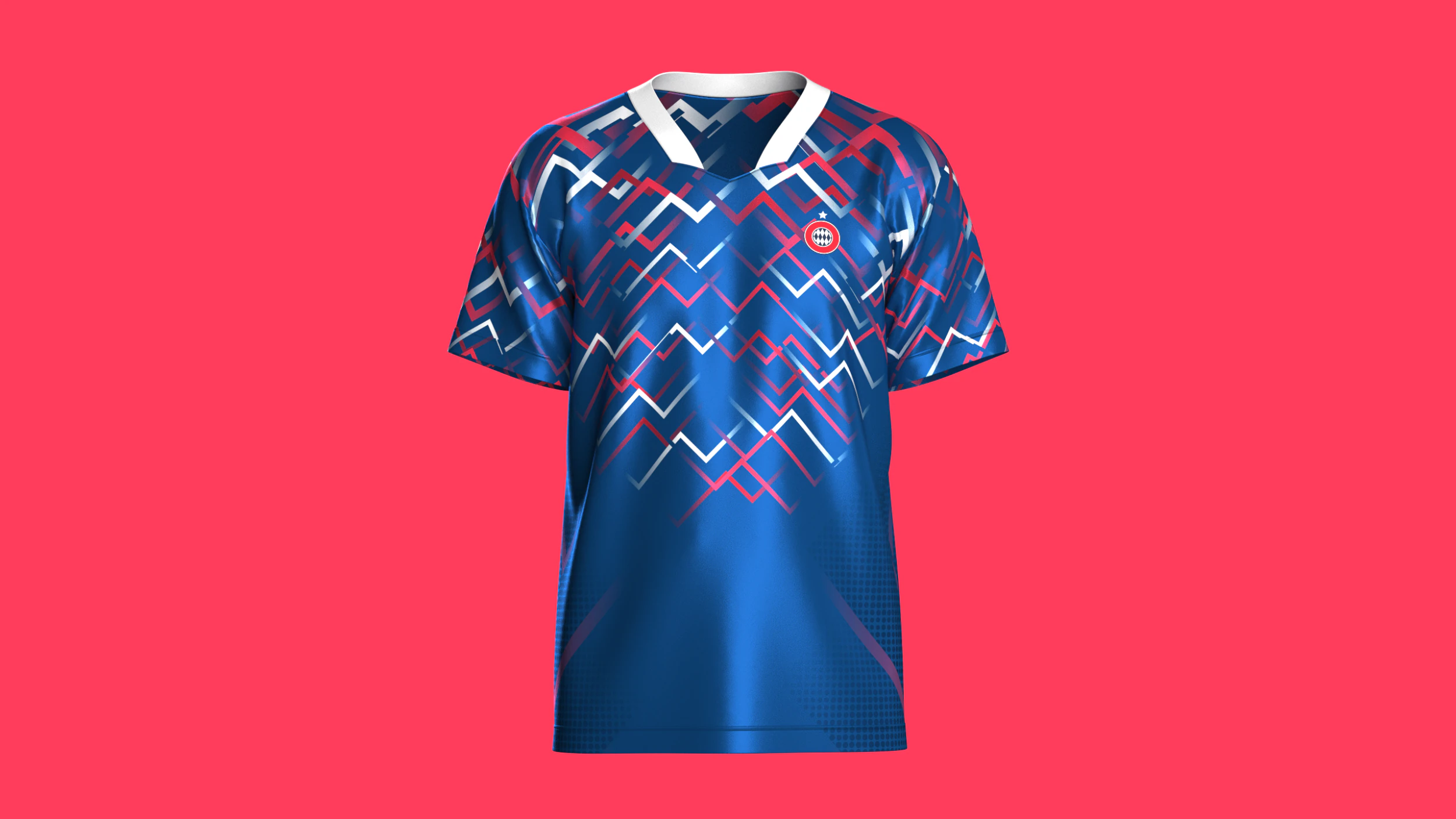 Soccer Printed Sports Jersey-Away Kit 3D Model .c4d .max .obj .3ds .fbx .stl .blend 