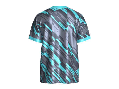 Soccer Printed Sports Jersey-Home Kit 3D Модель