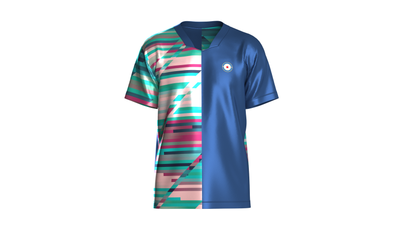 Soccer Printed Sports Jersey-Third Kit Modelo 3D .c4d .max .obj .3ds .fbx .stl .blend