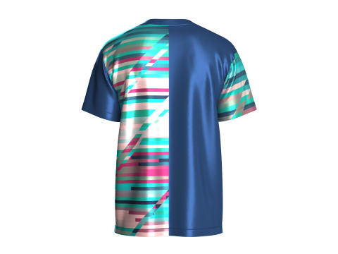Soccer Printed Sports Jersey-Third Kit Modelo 3D