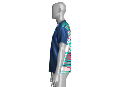 Soccer Printed Sports Jersey-Third Kit 3D Model