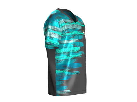 Soccer Printed Sports Jersey-Third Kit V2 3D Model