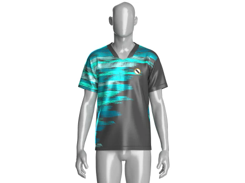 Soccer Printed Sports Jersey-Third Kit V2 3D Model