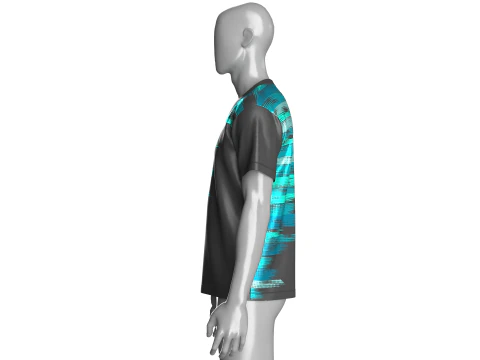 Soccer Printed Sports Jersey-Third Kit V2 3D Model