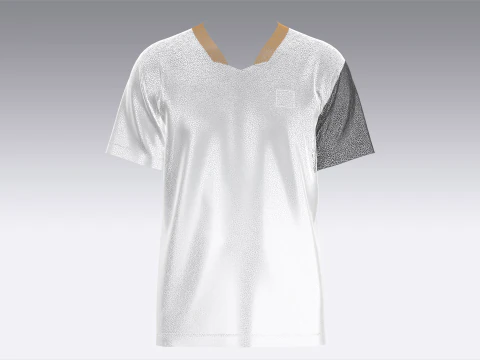 Soccer Printed Sports Jersey-Third Kit V2 3D Model